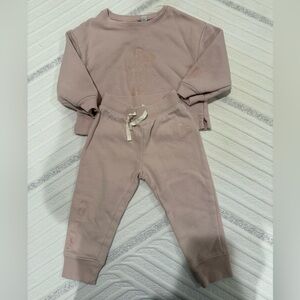 GAP | Disney Pink Minnie Toddler Sweatshirt and Pants Set